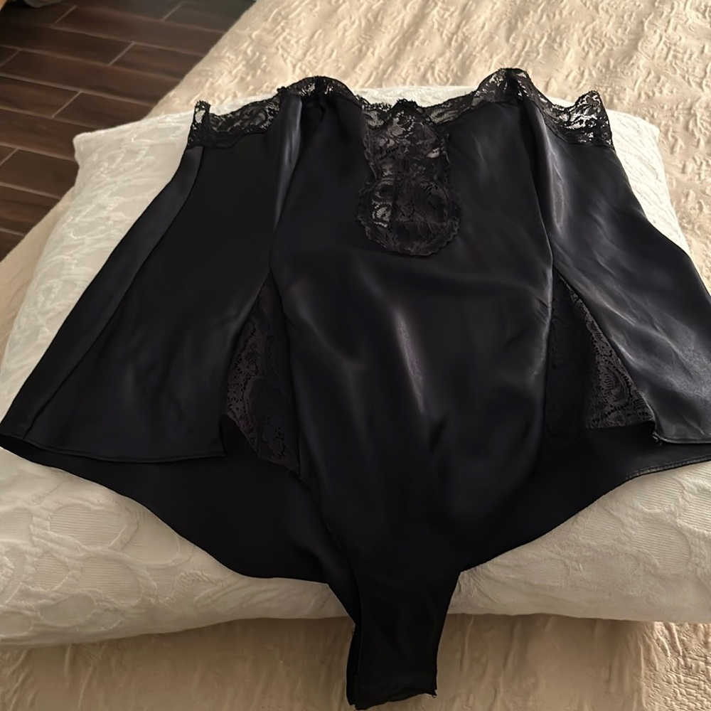 Victoria Secret Lace Black Teddy.